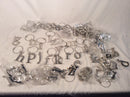 Lot of letter keychains