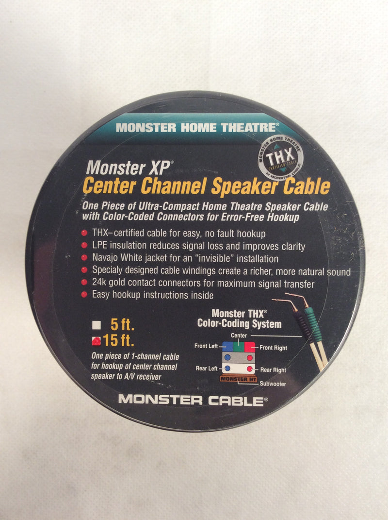 Monster XP home theater high performance speaker 15ft cable