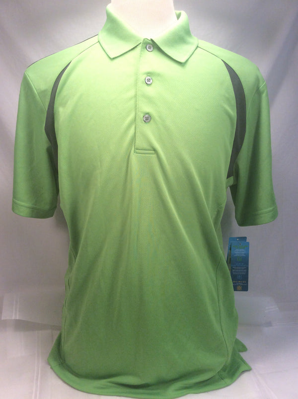 PGA TOUR airflux dry fit golf shirt men’s M UPF 15 green