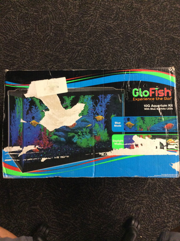 GloFish 10G Aquarium Kit - missing parts but tank and lid are in good condition