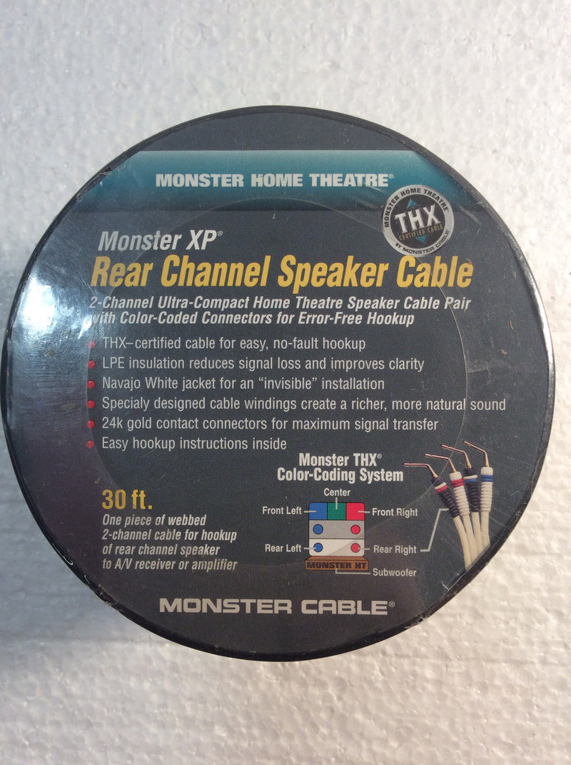 Monster XP high performance home theater speaker 30ft cable