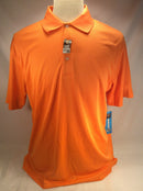 PGA TOUR dry fit golf shirt men’s L easy care UPF 15 orange