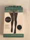 Rejuvahealth thigh high sheer floral compression stockings (size MEDIUM) black color