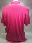 PGA TOUR dry fit golf shirt men L pink easy care UPF 15