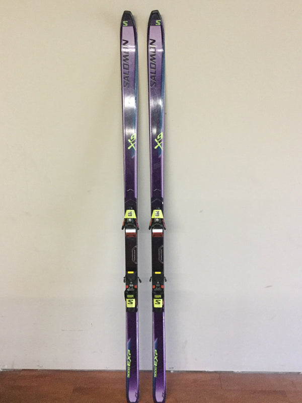 Salomon X9 Monocoque Purple Skis W/ Equipe 977 Drivers