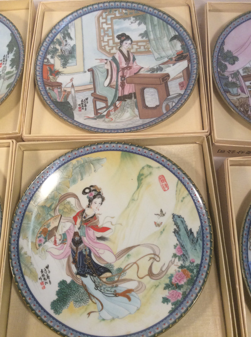 Zhao Huimin beauties of the red mansion limited edition plates (8)