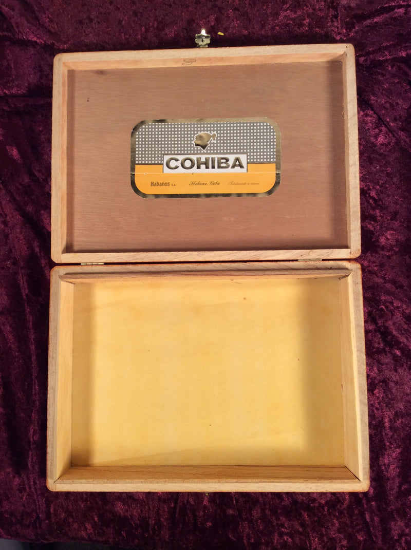 Cohiba 3 Empty Cigar Cases - Package Deal