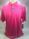 PGA TOUR dry fit golf shirt men L pink easy care UPF 15