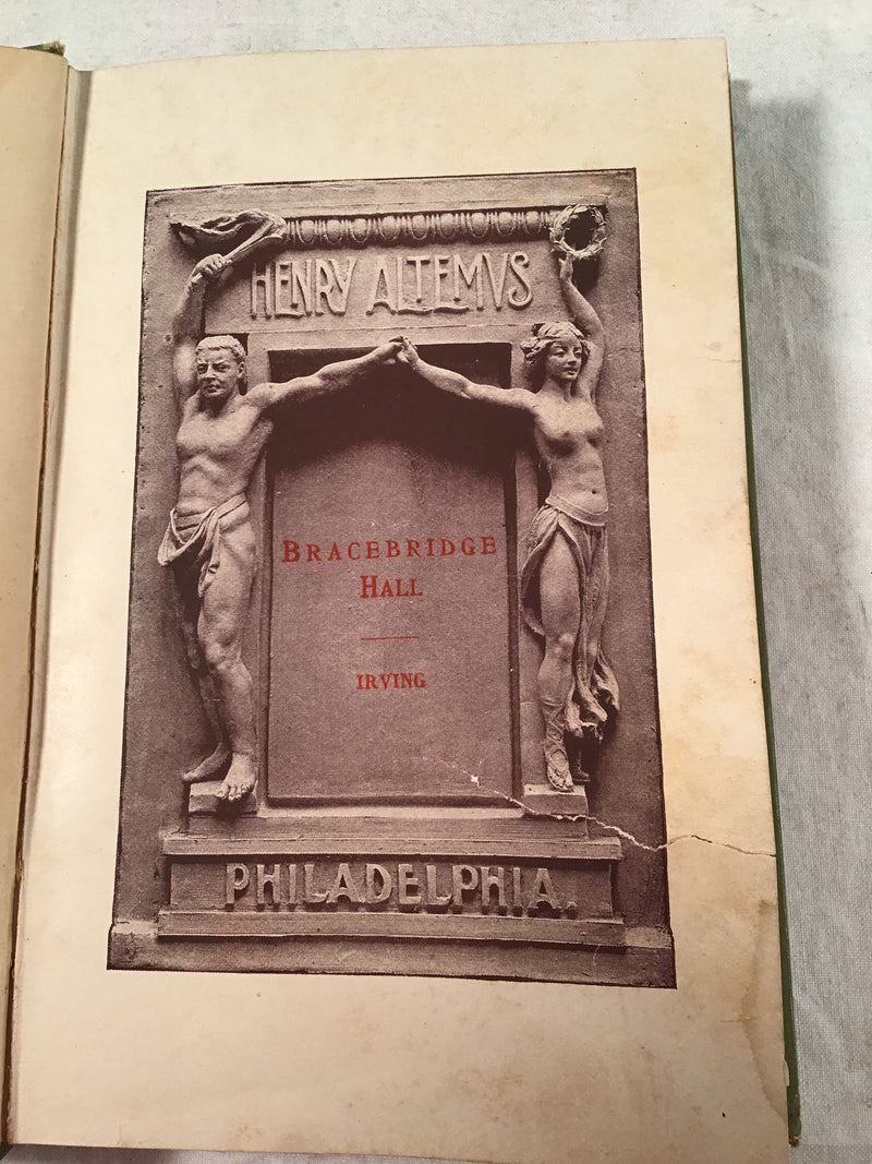 Vintage Bracebridge Hall by Washington Irving