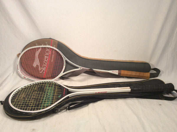 Vintage Dunlop & Slazenger Squash rackets