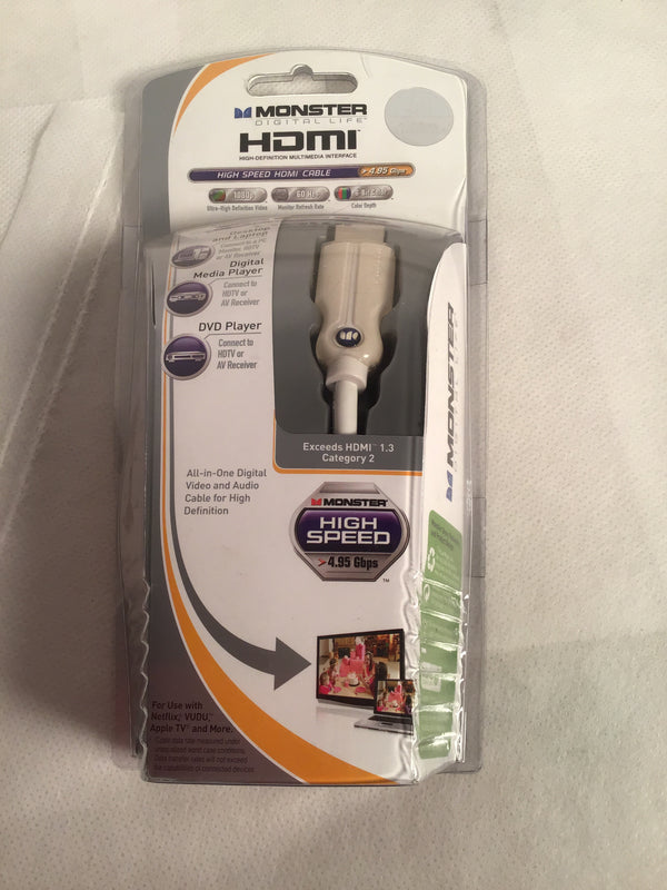 Monster hdmi high speed all in one 4ft. cable