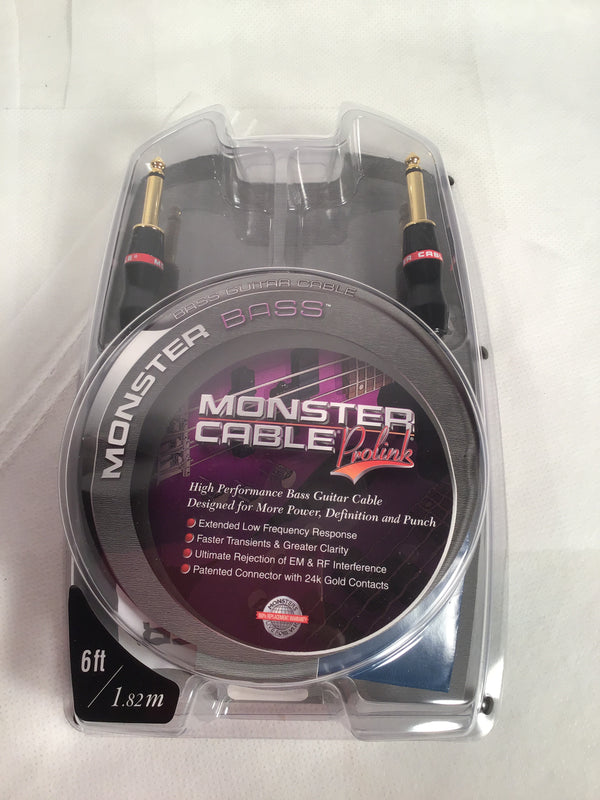 Monster bass guitar 6ft  cable