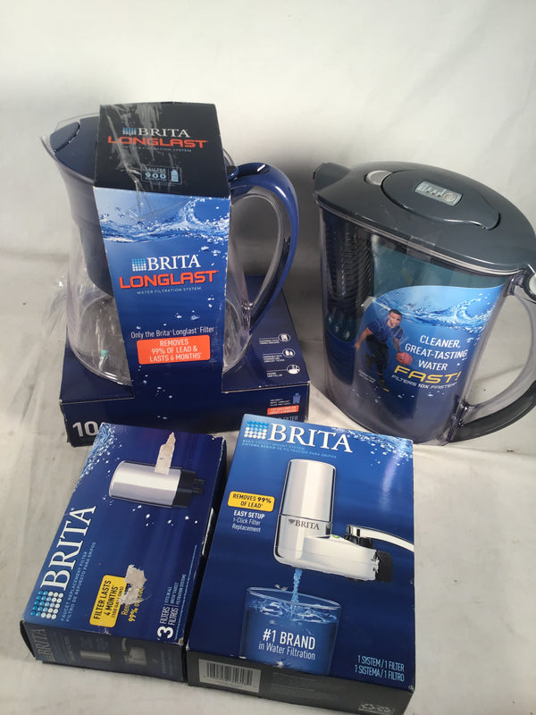 Brita bundle 2 pitchers & 2 faucet systems