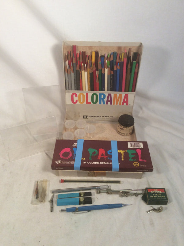 Lot of art/drawing supplies (details in the description)