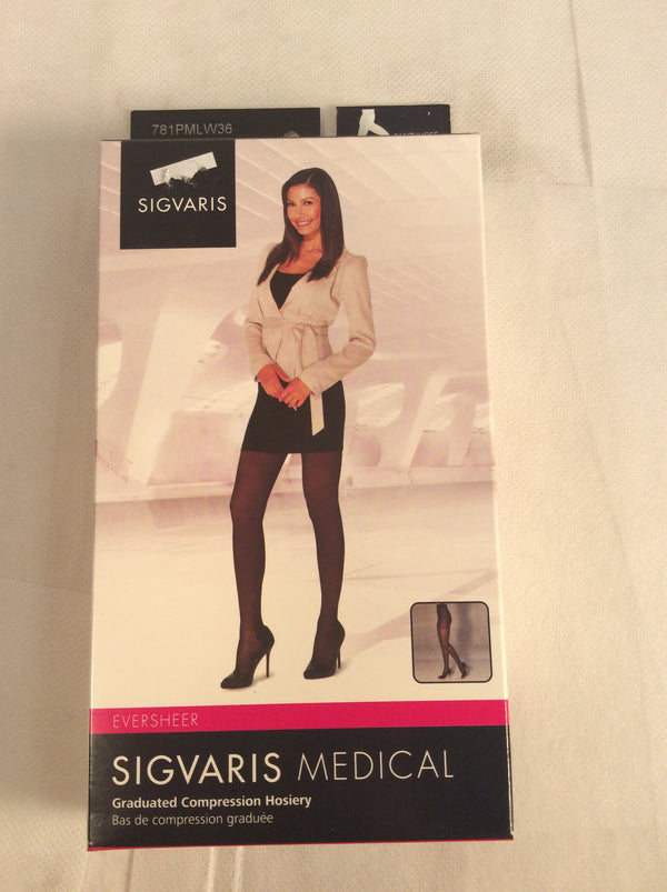 Sigvaris compression hosiery (size ML) suntan color