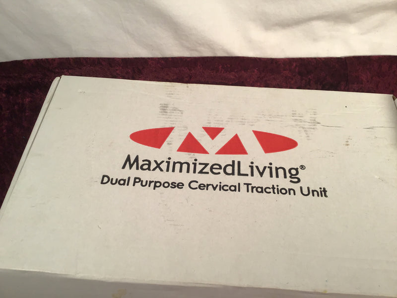 Maximized living dual purpose cervical traction unit