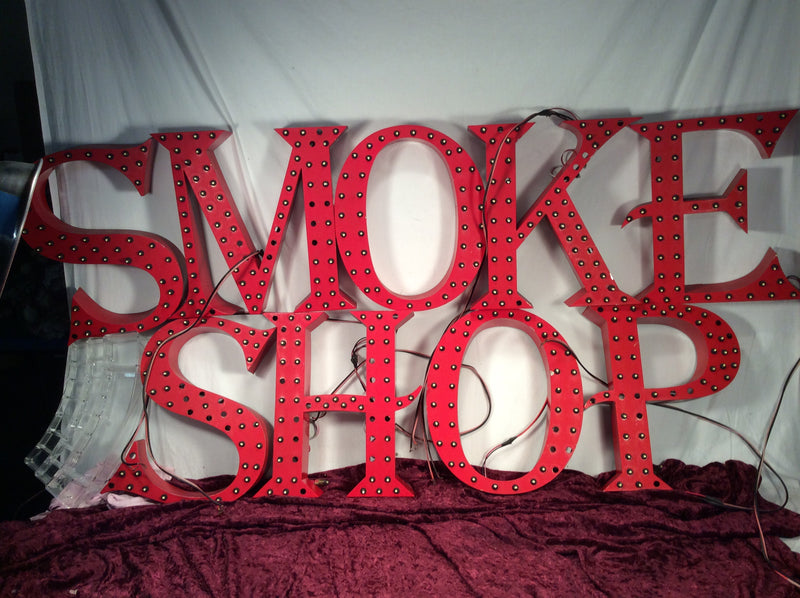 SMOKE SHOP Letters - 11.5”