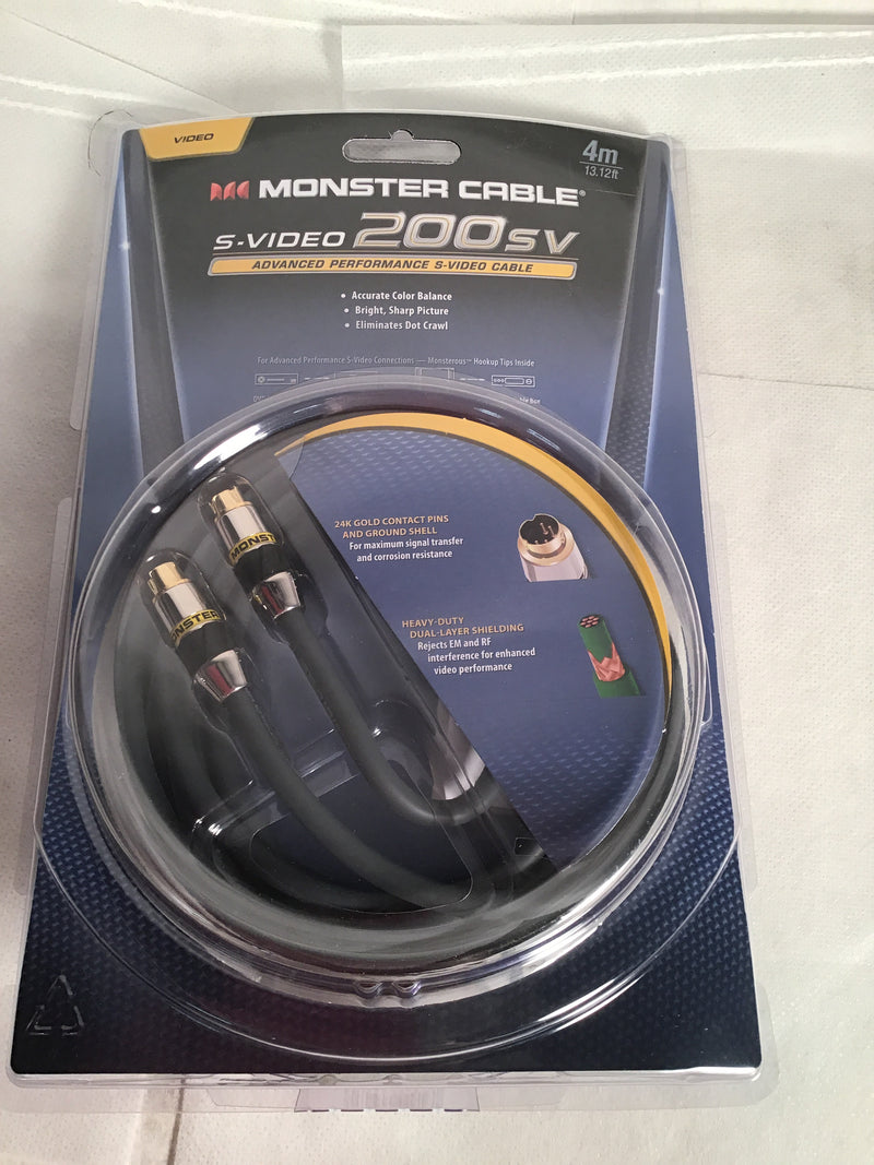 Monster s video 200sv cable 13.12ft