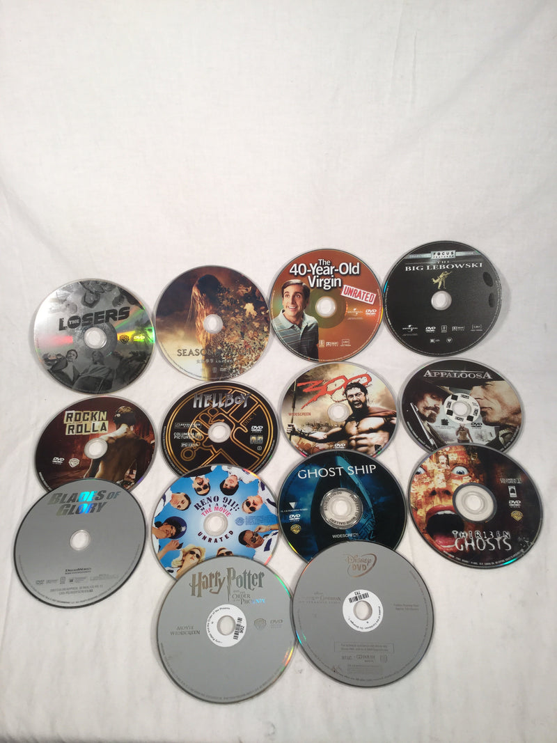 LOT OF 16 DVD MOVIES