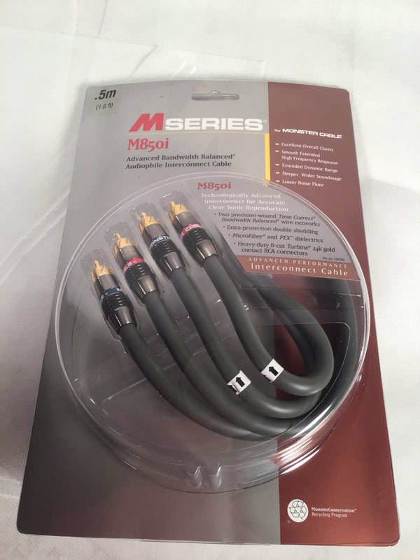 Monster M850i audiophile interconnect cable