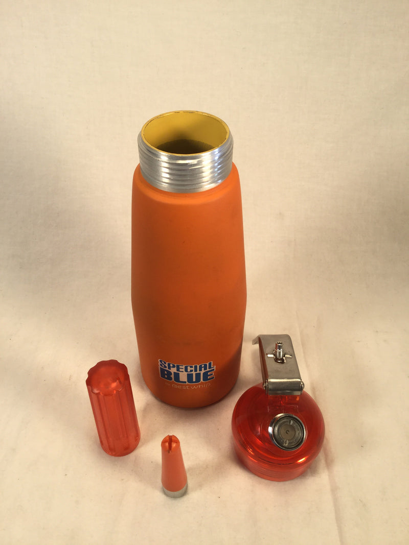 Special Blue by Best Whip Large Orange Aluminum (commercial) Whipped Cream Dispenser