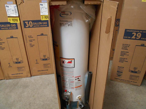 New Ruud Propane Gas Water Heater 29 - 50 GAL.