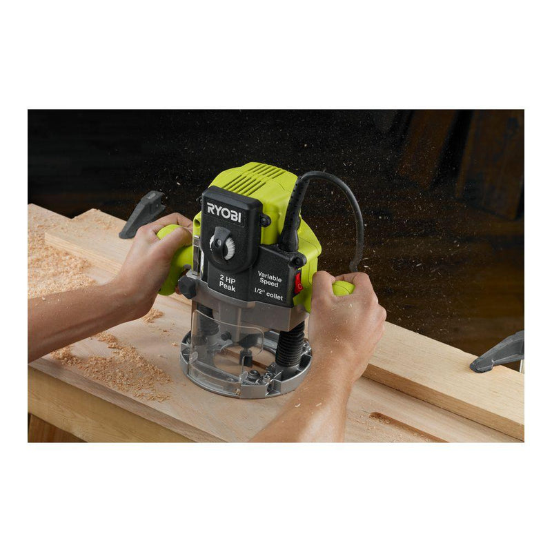 Ryobi RE180PL1G 2HP Peak 10-Amp Plunge Router