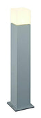 SLV Lighting 4751424U Contemporary Square Pole 30 - 1 Light Outdoor Bollard - 12[Aluminum,36",Silver Grey]