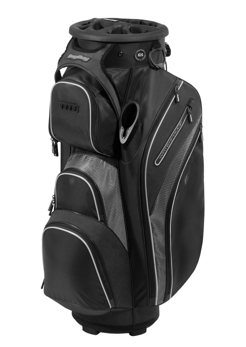 Bag Boy Golf- Revolver XP Cart Bag Black/Charcoal/Silver Used