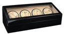 Luxury Watch Display Case with Automatic Winder for up to 8 watches, and space to store and display 12 more